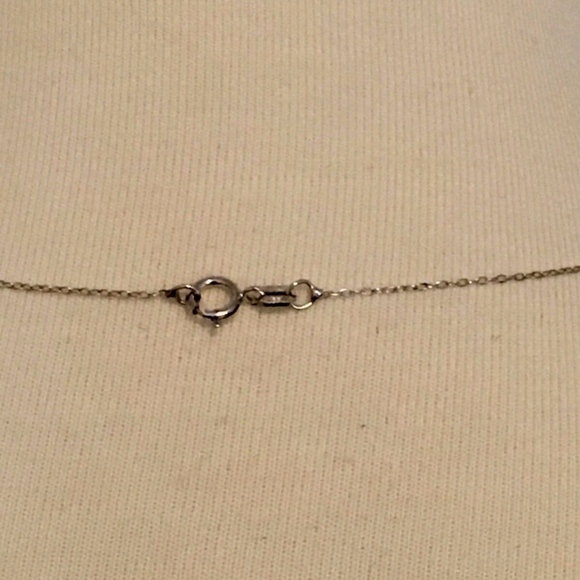 NEW Diamond Silver (Sterling) Key Pendant Necklace 10k - Picture 5 of 10